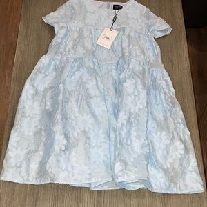 Bardot Light Blue Floral Kids Dress